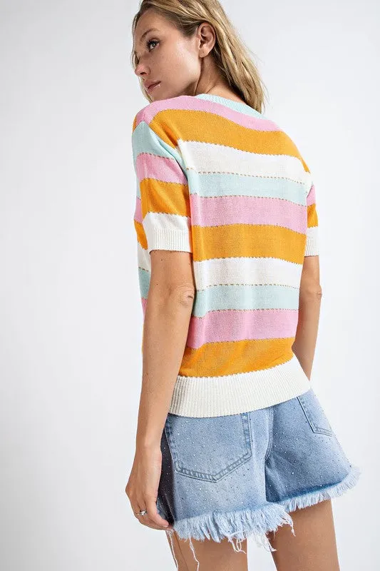 Smile With Stripes Sweater