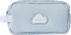 Soft Blue Cosmetics Bag - Lightweight Makeup Bag & Travel Organizer (Soft Blue)