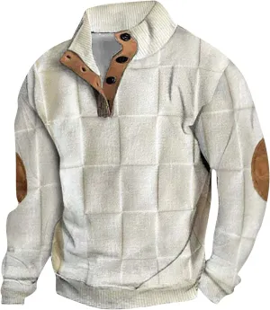Solid Hoodie Pullover Sweater Men'S Fashion Spring And Autumn Casual Short Sleeved Round Neck Solid Color Thin