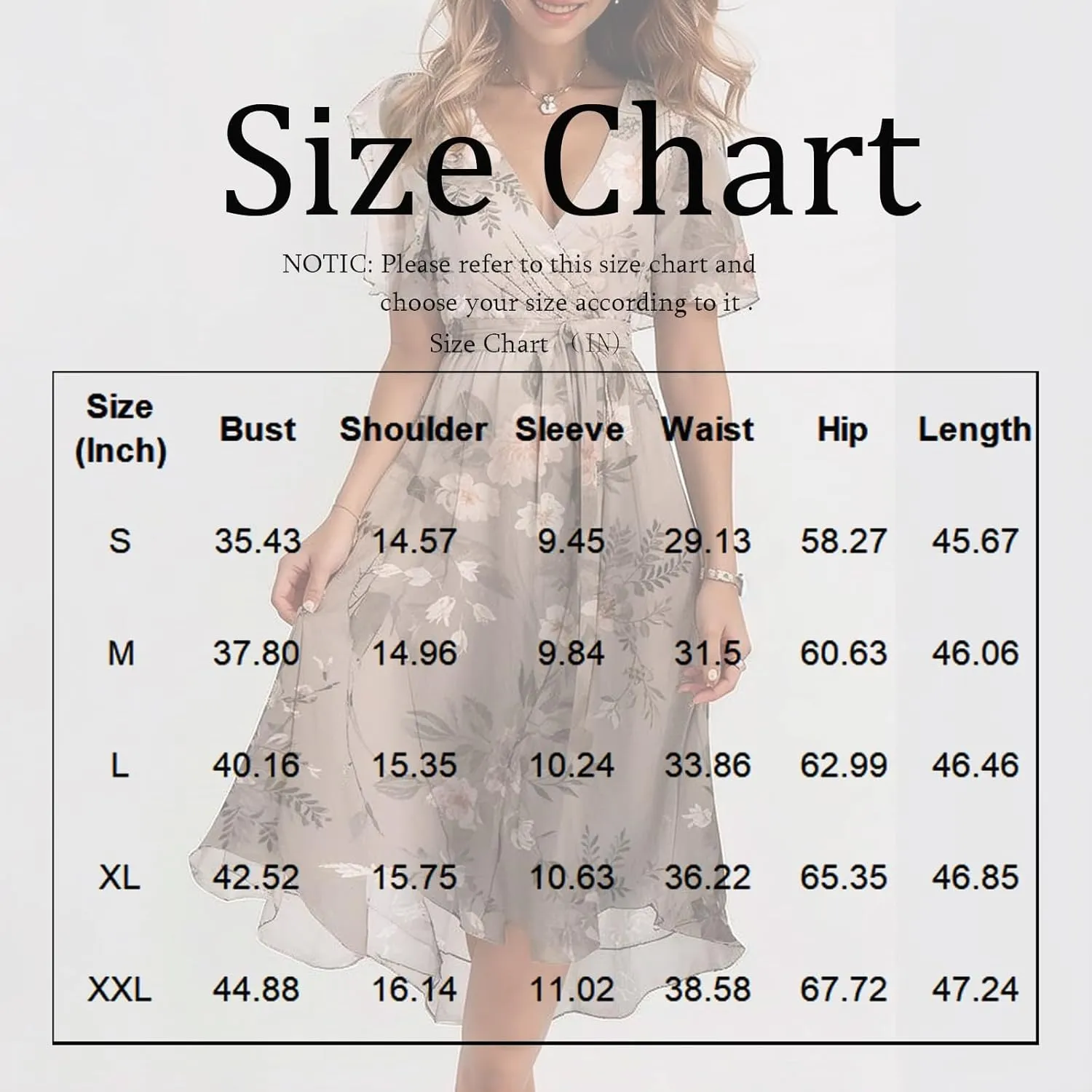Summer Dresses for Women 2025 Casual Trendy Short Sleeve V-Neck Floral Printed Solid Vacation Cocktail Dress, S-2XL