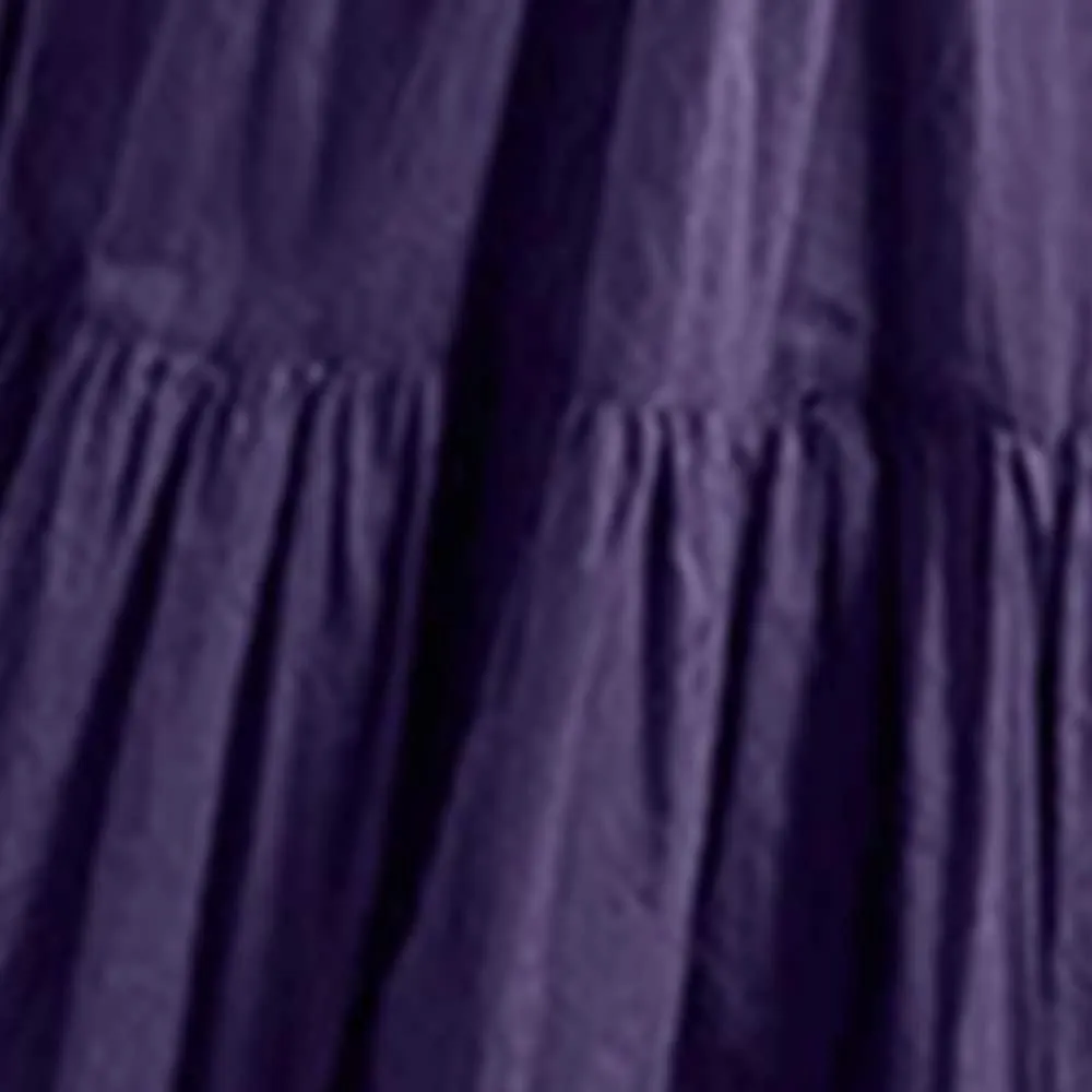 Summer Women Elastic High Waist Ruffle Maxi Long Skirt Flowy Tiered Pleated A Line Long Skirt Trendy Flared Skirts