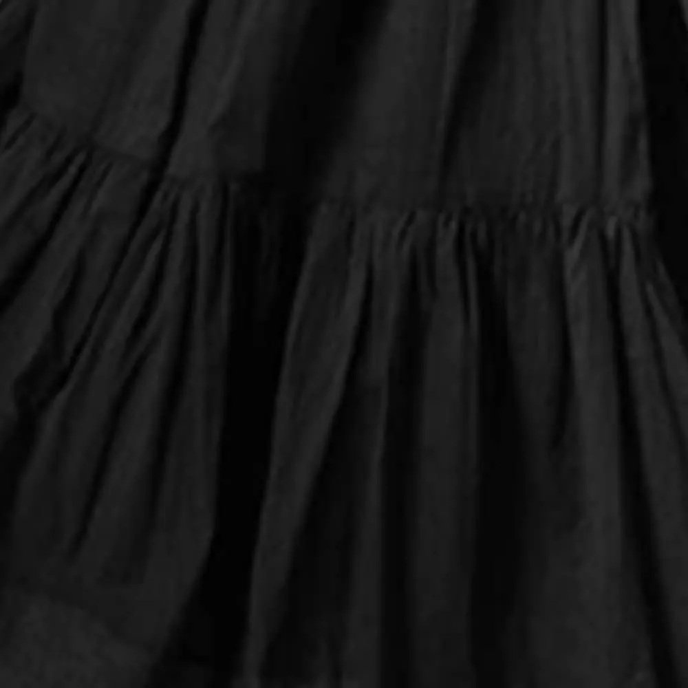 Summer Women Elastic High Waist Ruffle Maxi Long Skirt Flowy Tiered Pleated A Line Long Skirt Trendy Flared Skirts