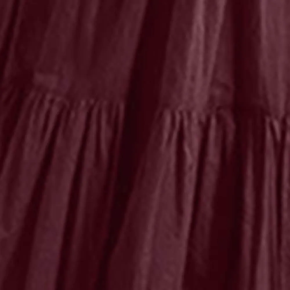 Summer Women Elastic High Waist Ruffle Maxi Long Skirt Flowy Tiered Pleated A Line Long Skirt Trendy Flared Skirts