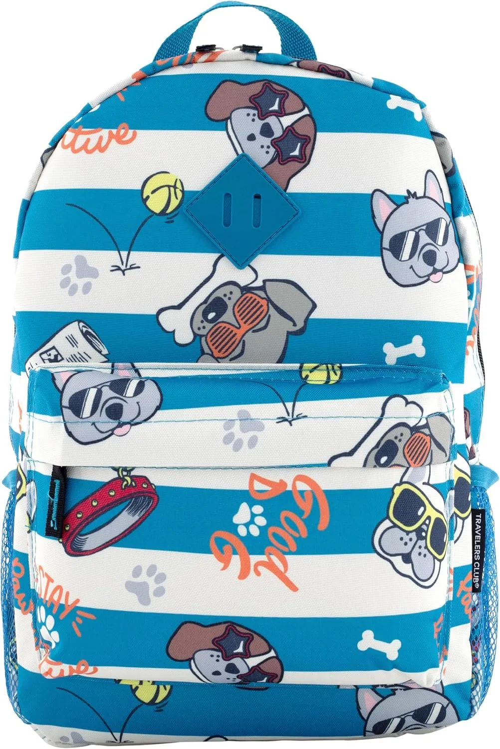 Travelers Club 5 Piece Kids' Luggage Set, Cool Dog