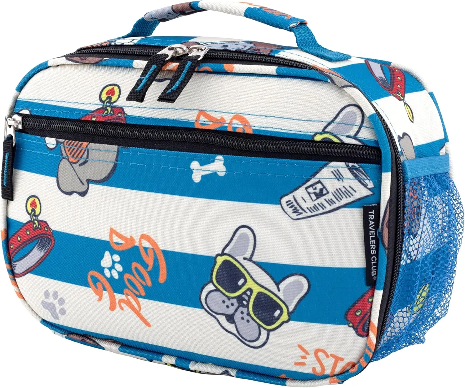 Travelers Club 5 Piece Kids' Luggage Set, Cool Dog