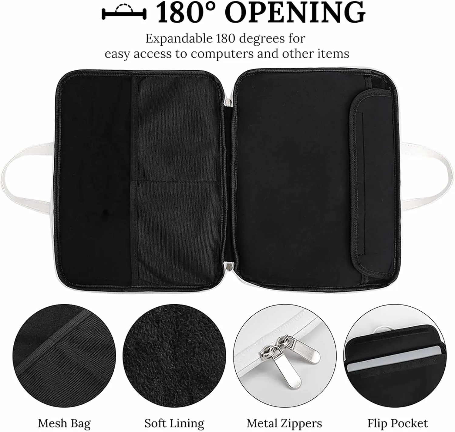U.S.A Andorran Flag Leather Bag Laptop Case Slim Water Resistant Computer Bags with Handle Briefcase for Work