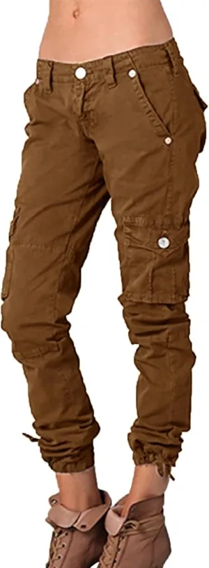 Wide Leg Pants Casual Trousers Belt Casual Zipper Pocket Without Design Color Yoga Pants Womens Cargo Pants Y2K