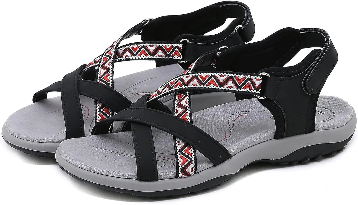 Women Hiking Walking Sport Sandal Open Toe Summer Casual Fashion Lightweight Comfortable Arch Support Athletic Camping Footwear Beach Outdoor Vacation Non Slip Sandals