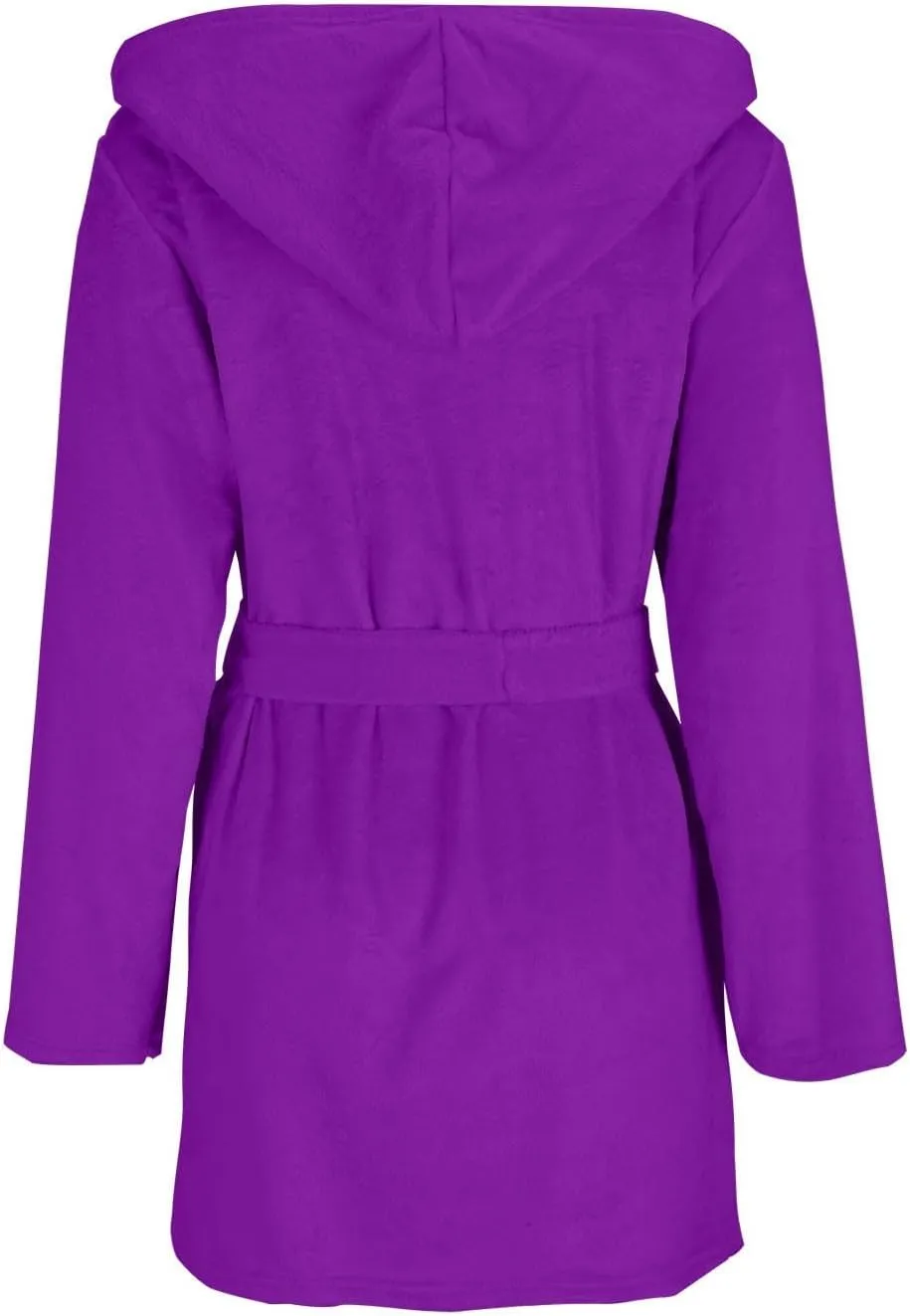 Women Long Robe Winter Sleepwear for Women Warm Womens Robes Long Zipper Front Fluffy Robes Plush Mid Length