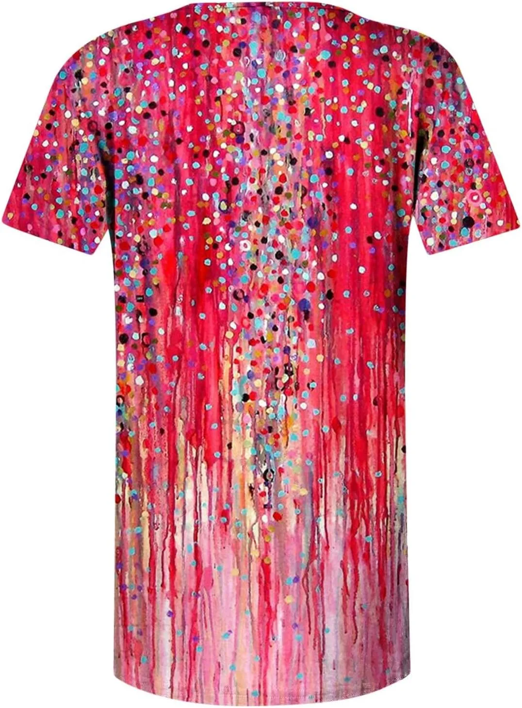 Womens Blouses Short Sleeve Tops Crew Neck Pleated Shirts Tunic Casual Flowy Trendy Pleated Tunic Tops Floral Blue XXL