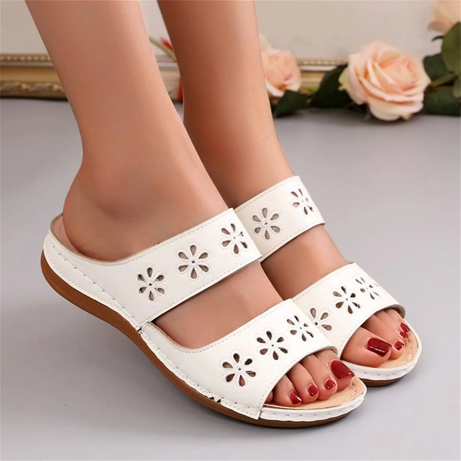Womens Orthopedic Dress Sandals Orthopedic Supportive Slippers for Women Arch Support Flip Flops Arch Support Orthopedic Womens Black Shoes Dressy Casual Sandals Orthopedic Flip Flops Women Sandals