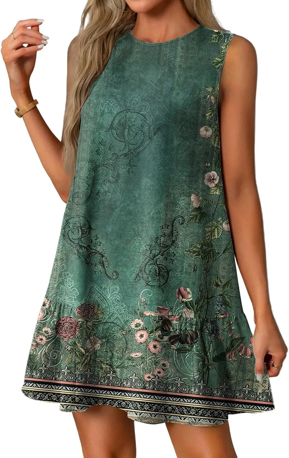 Womens Summer Dresses Casual Cap Sleeve Spring Ruffle Mini Sporty Sweatshirt Trendy Tshirt Dress