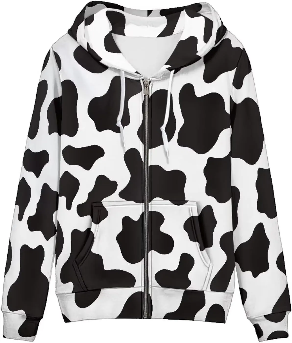 Women's Zip up Oversized Sweatshirts Long Sleeve Hooded Jacket Casual Zipper Tops with Pockets