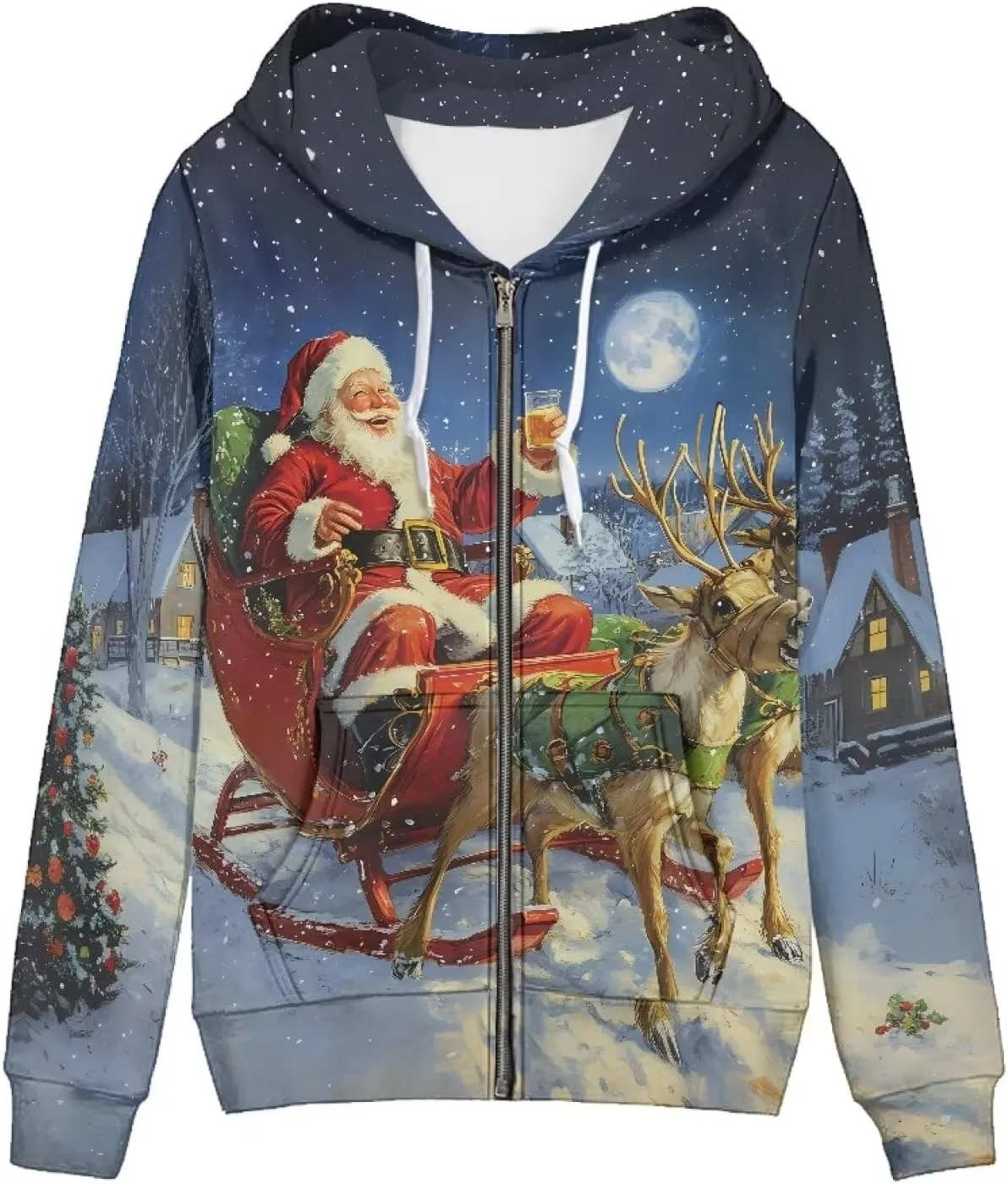 Women's Zip up Oversized Sweatshirts Long Sleeve Hooded Jacket Casual Zipper Tops with Pockets