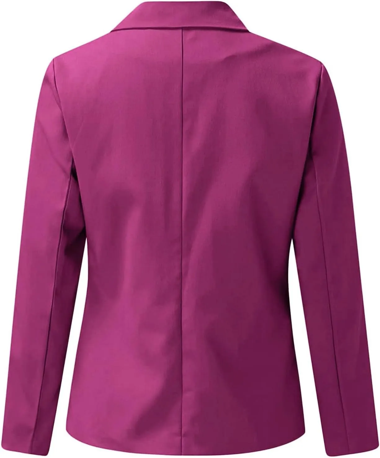 ZEFOTIM Blazer for Women 2024 Casual Oversized Fitted Lapel with Pockets Jacket Long Fashion Trendy Coat